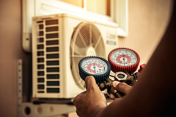 Professional Hvac Installation technician working in Portland, ME